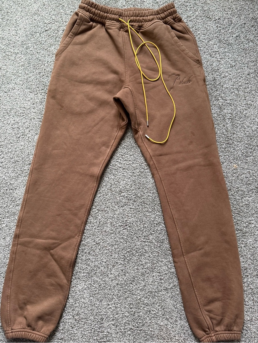 Brown Rhude Sweatpants